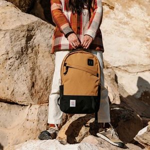NWT Topo Designs day pack classic backpack black khaki